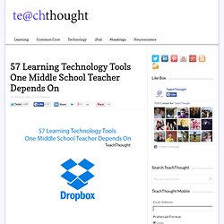 57 Learning Technology Tools One Middle School Teacher Depends On