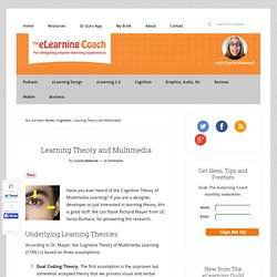 Learning Theory and Multimedia