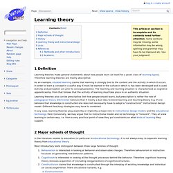 Learning theory