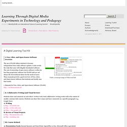 A Digital Learning Tool Kit