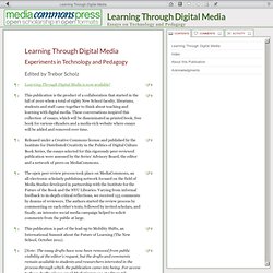Learning Through Digital Media