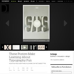 These Posters Make Learning About Typography Fun