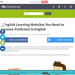 8 English Learning Websites You Need to Become Proficient in English