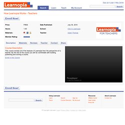How Learnopia Works for Teachers