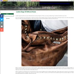 Leather Bags Of Different Kinds