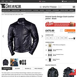 Roland Sands Design Clash Leather Jacket - Black