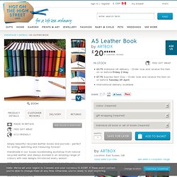 a5 leather book by artbox