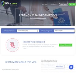 Lebanon Visa Information