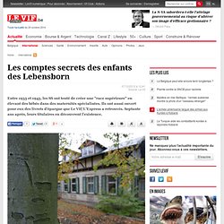 Les comptes secrets des enfants des Lebensborn - International