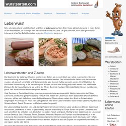 Leberwurst - Wurstsorten.com