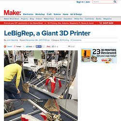 LeBigRep, a Giant 3D Printer
