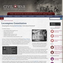 Civil War on the Western Border: The Missouri-Kansas Conflict, 1854-1865