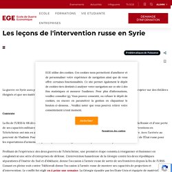 Les leçons de l'intervention russe en Syrie