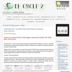 Le cycle 2 - Après l'école