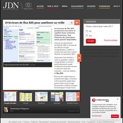 10 lecteurs de flux RSS pour améliorer sa veille - web & tech