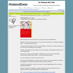 [Fiche lecture] ImproConcept de Julien Gigault