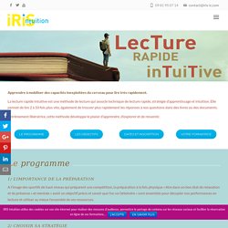 Lecture rapide intuitive - iRiS, école de l'intuition