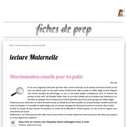 lecture Maternelle