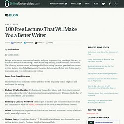 100 Free Lectures That Will Make You a Better Writer