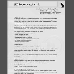 LED Pocketwatch v1.0