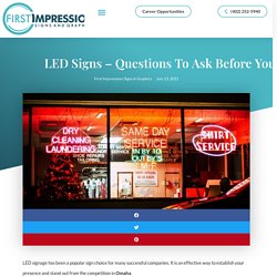 LED Signs – Questions To Ask Before You Buy