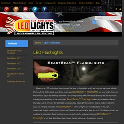 LED Flashlights from LEDLights are Brighter & Reliable