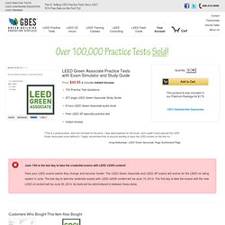 LEED Green Associate Practice Test