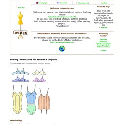 Leena's.com: PatternMaker Tutorial Web Site
