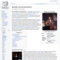 Antonie van Leeuwenhoek