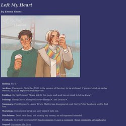 Left My Heart, by Emma Grant