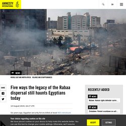 Five ways the legacy of the Rabaa dispersal still haunts Egyptians today
