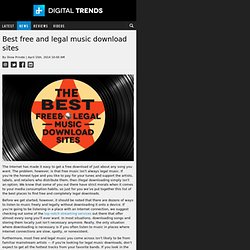 Best free and legal music download sites