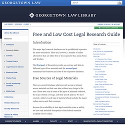 Free Legal Research Guide