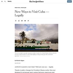 Legal Trips to Cuba Made Easier for Americans