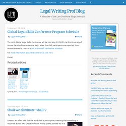 Legal Writing Prof Blog