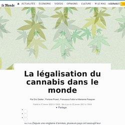 La légalisation du cannabis dans le monde