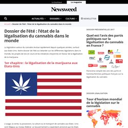 Dossier de l'été : l'état de la légalisation du cannabis dans le monde - Newsweed