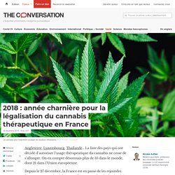 2018 : année charnière pour la légalisation du cannabis thérapeutique en France
