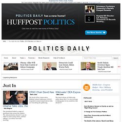 Legalizing Marijuana Topic at Politics Daily: Politics News, Elections Coverage, Political Analysis and Opinion