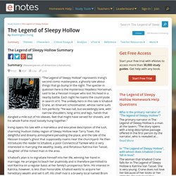 The Legend of Sleepy Hollow Summary