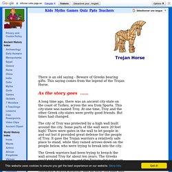 Legend of the Trojan War for Kids (Beware of Greeks Bearing Gifts) - Ancient Greece for Kids