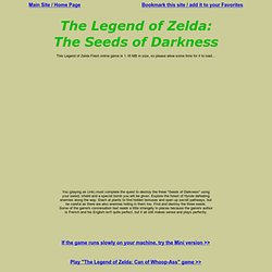 The Legend of Zelda: The Seeds of Darkness Online Game