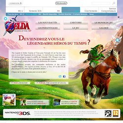The Legend of Zelda: Ocarina of Time 3D - Nintendo - Jeux
