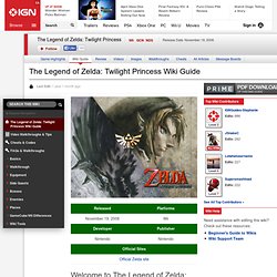 Guides: The Legend of Zelda: Twilight Princess Guide (Wii), Lege