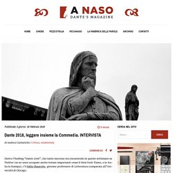 Dante 2018, leggere insieme la Commedia. INTERVISTA - A Naso