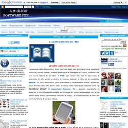 LEGGERE LIBRI ONLINE FREE - IL MIGLIOR SOFTWARE PER ...