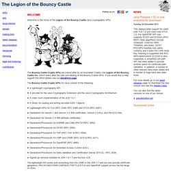 The Legion of the Bouncy Castle Java Cryptography APIs