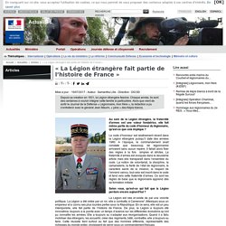 « La Légion étrangère fait partie de l’histoire de France »