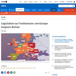 Législation sur l'euthanasie: une Europe toujours divisée