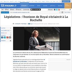 Politique : Législatives : primaire en vue pour Royal à La Rochelle